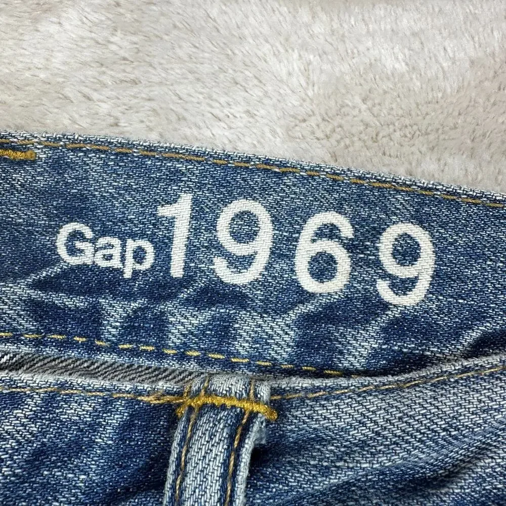 Gap 1969 Loose Fit Jeans Mens 40x30 Medium Wash 100% Cotton 5 Pocket Denim